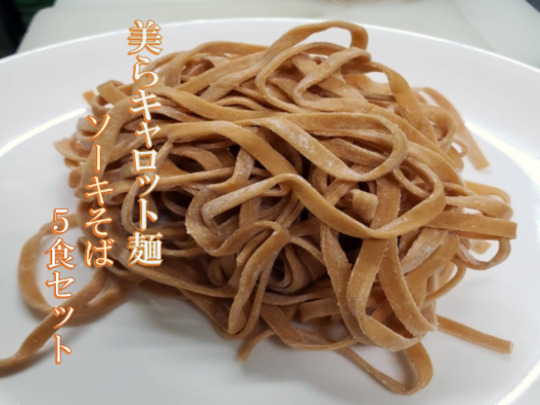 <生麺>美らキャロット麺のソーキそば5食セット